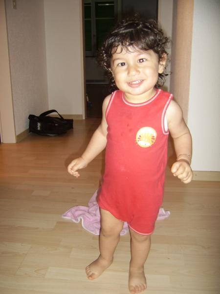 1er bain dans mon nouvel appart