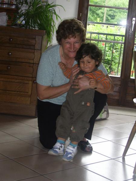 avec grand maman