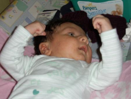 sur la table a langer